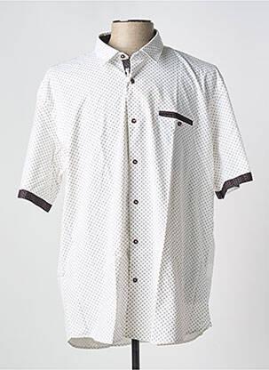 Chemise manches courtes blanc CAPTEN pour homme