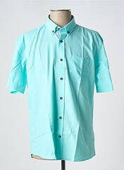 Chemise manches courtes bleu CAP 10 TEN pour homme seconde vue