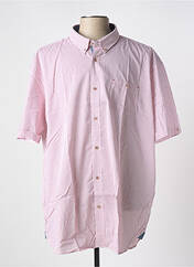 Chemise manches courtes rose COFOX pour homme seconde vue