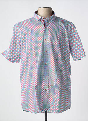 Chemise manches courtes rouge FOXX pour homme