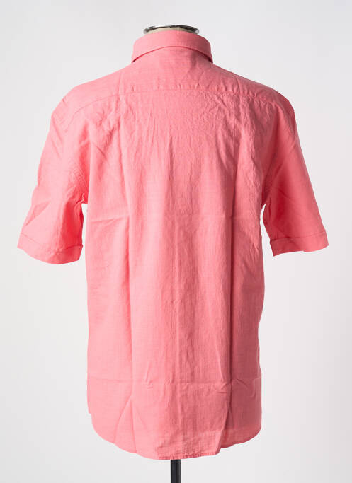 Chemise manches courtes poches rouge CAP 10 TEN homme