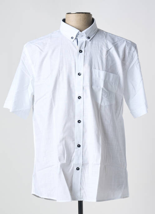 Chemise manches courtes blanc CAPTEN pour homme