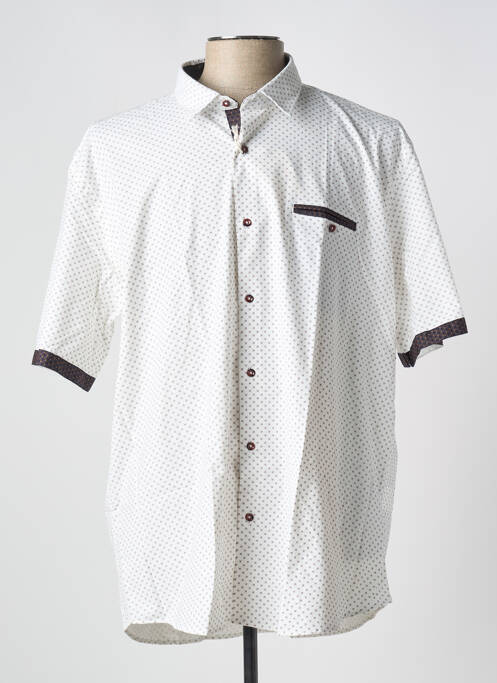 Chemise manches courtes blanc CAPTEN pour homme