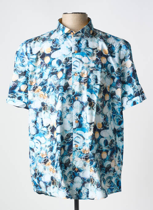 Chemise manches courtes bleu FOXX pour homme