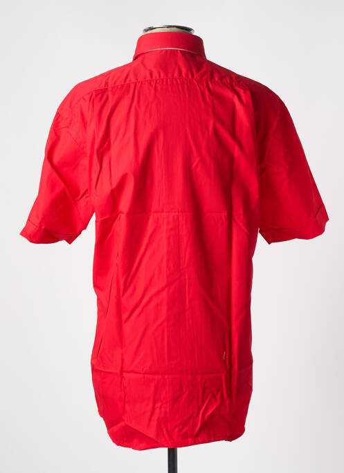 Chemise manches courtes rouge ARMORIAL pour homme