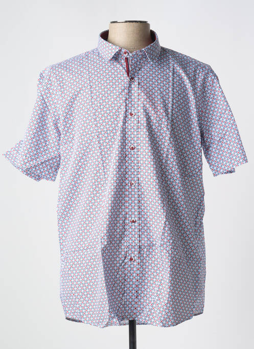 Chemise manches courtes rouge FOXX pour homme