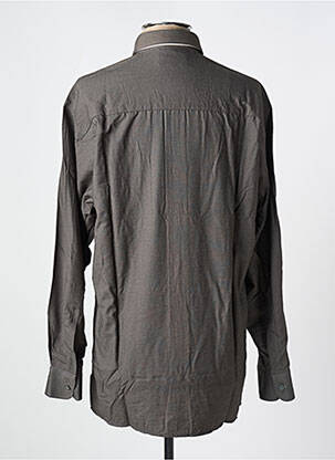 Chemise manches longues poches gris LORD'S homme