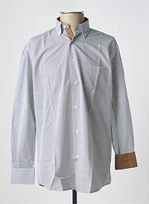 Chemise manches longues manches longues bleu LOUIS VICTOR homme