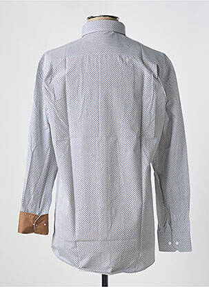 Chemise manches longues manches longues bleu LOUIS VICTOR homme