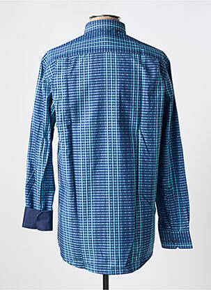 Chemise manches longues poches bleu LOUIS VICTOR homme