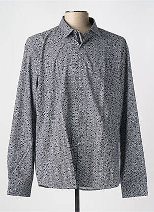 Chemise manches longues manches longues noir CAPTEN homme