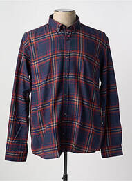 Chemise manches longues poches bleu CAPTEN homme