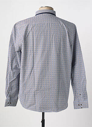 Chemise manches longues manches longues bleu CAP 10 TEN homme