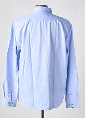 Chemise manches longues bleu CAP 10 TEN pour homme seconde vue