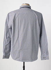 Chemise manches longues bleu CAP 10 TEN pour homme seconde vue