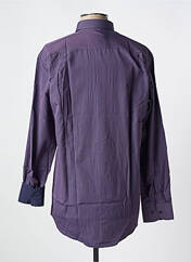 Chemise manches longues violet LOUIS VICTOR pour homme seconde vue