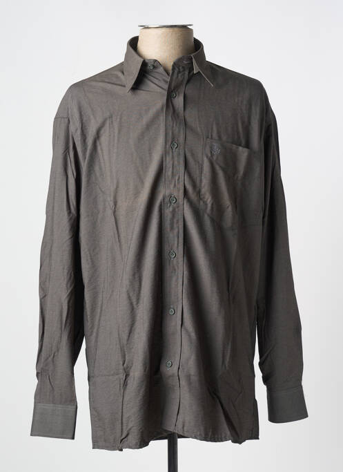 Chemise manches longues manches longues gris LORD'S homme