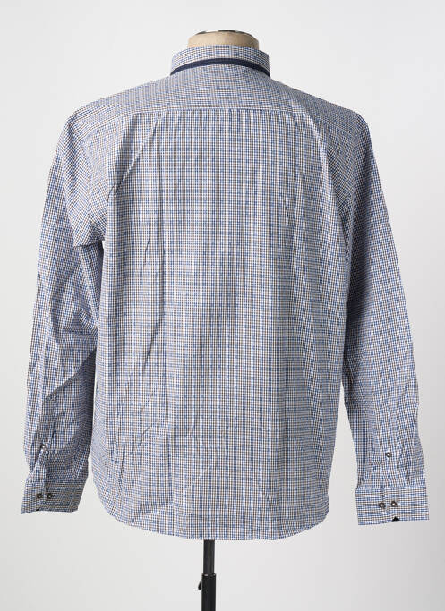 Chemise manches longues imprimé fantaisie bleu CAP 10 TEN homme