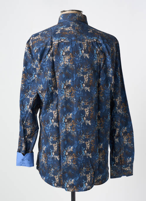 Chemise manches longues bleu CAP 10 TEN homme