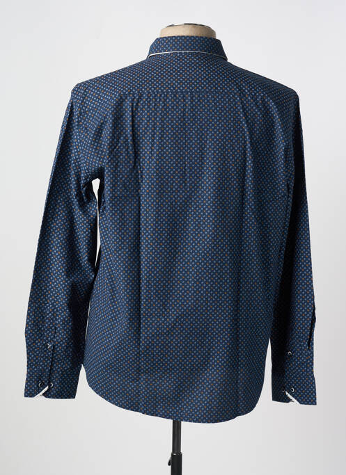 Chemise manches longues bleu CAPTEN homme