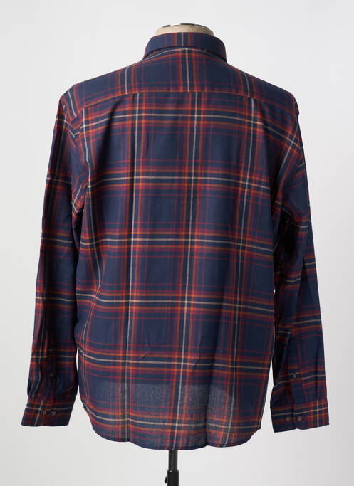 Chemise manches longues bleu CAPTEN pour homme