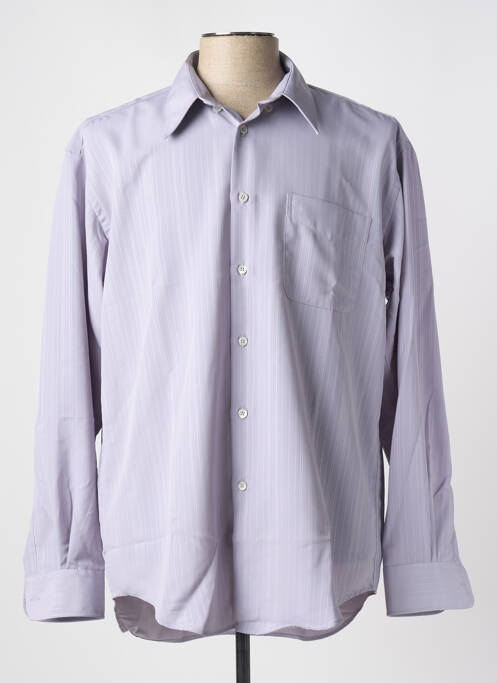 Chemise manches longues gris LUCIO pour homme