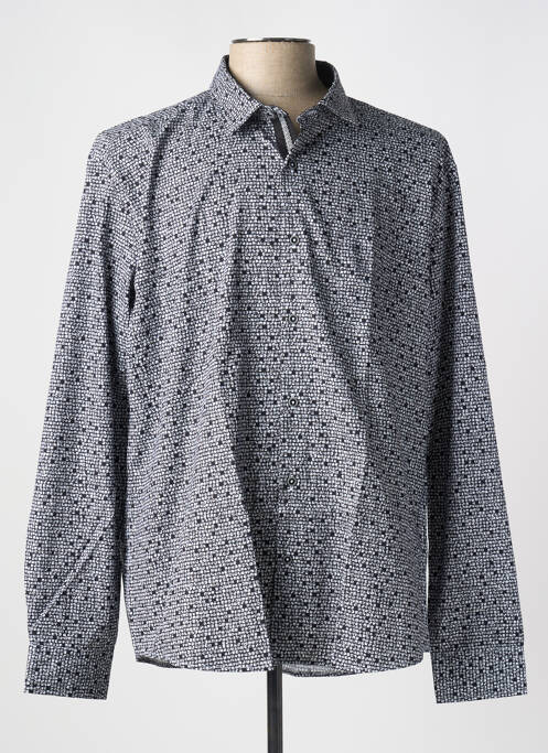 Chemise manches longues noir CAPTEN pour homme