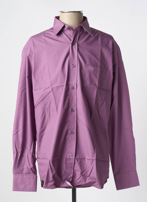 Chemise manches longues violet ARMORIAL pour homme