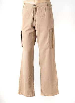 Pantalon cargo coupe droite taille normale beige LUCCHINI homme