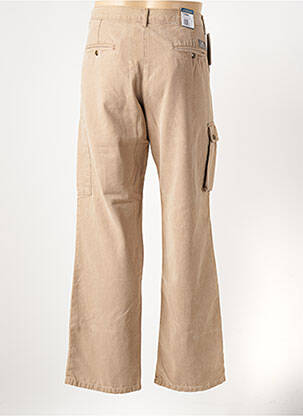 Pantalon cargo coupe droite taille normale beige LUCCHINI homme