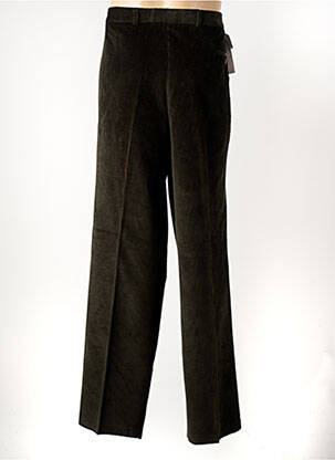 Pantalon chino fermeture zippée sous rabat avec crochet taille haute vert KA'LYNX homme