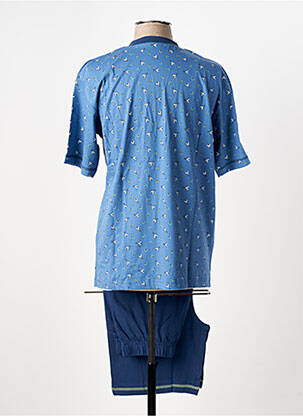 Pyjama bas short bleu JET homme