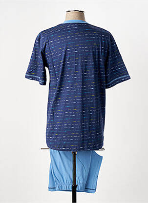 Pyjama bas short bleu JET homme