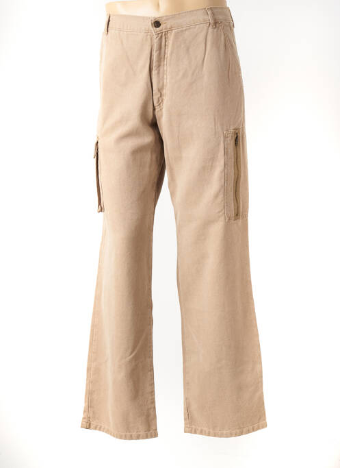 Pantalon cargo beige LUCCHINI pour homme