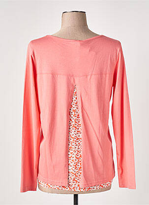 Top col rond manches longues rose ARMOR LUX femme