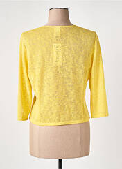 Gilet manches longues jaune GEVANA pour femme seconde vue