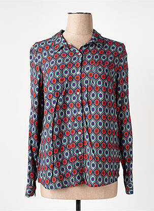 Chemisier bleu FELINO pour femme