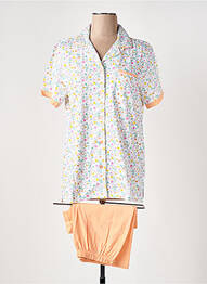 Pyjama manches courtes orange JET femme
