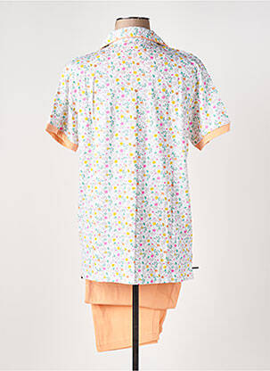 Pyjama coupe droite orange JET femme