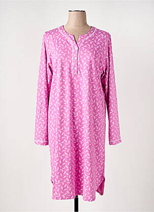 Chemise de nuit col v rose JET femme