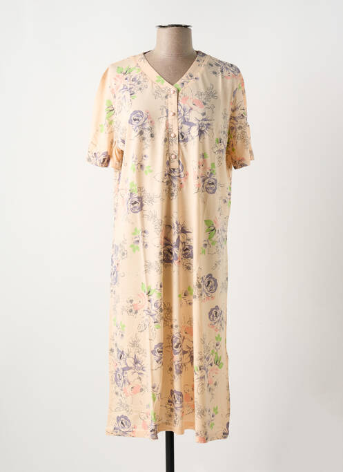 Chemise de nuit beige HAJO pour femme