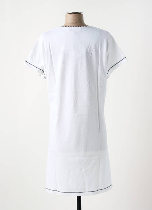 Chemise de nuit blanc HAJO pour femme