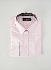 Chemise manches longues rose BELLONI pour homme seconde vue