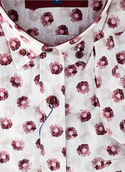 Chemise manches courtes violet CAP 10 TEN pour homme seconde vue