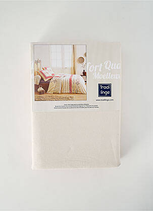 Parure de lit beige TRADI LINGE pour femme