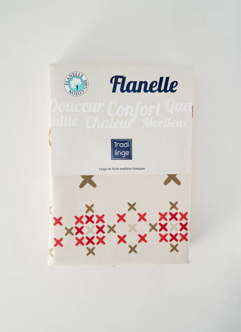 Parure de lit beige TRADI LINGE pour femme