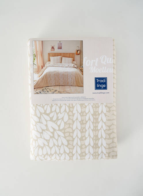 Parure de lit beige TRADI LINGE pour femme