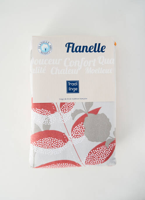 Parure de lit gris TRADI LINGE pour femme