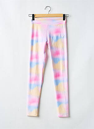 Legging taille normale taille élastique rose GUESS fille