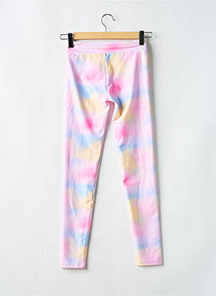 Legging taille normale taille élastique rose GUESS fille